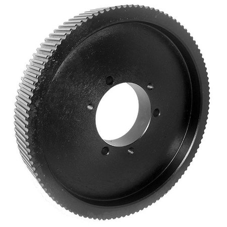 B B MANUFACTURING QD112-5M-25, Timing Pulley, Cast Iron, Black Oxide,  QD112-5M-25